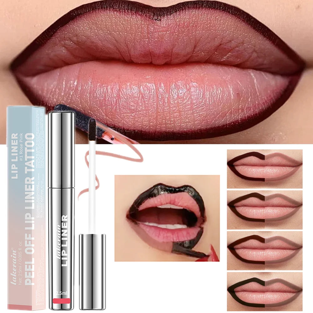 Waterproof Lip Liner Peel Off Tattoo Lipgloss