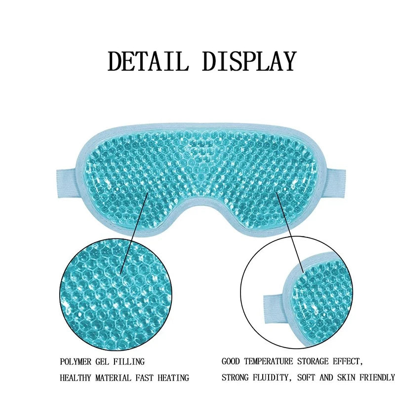 Soothing hot and cold eye mask