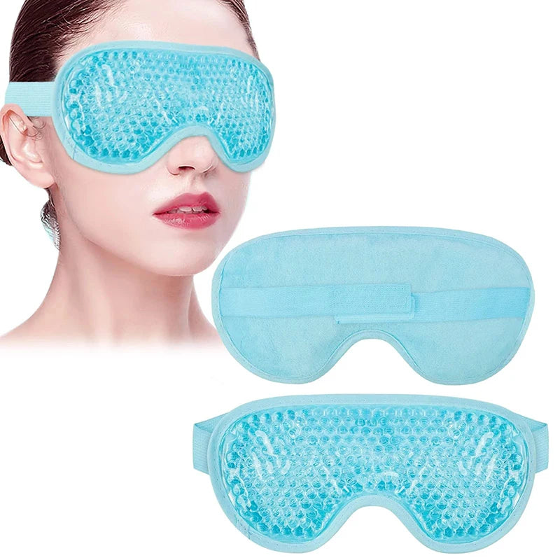 Soothing hot and cold eye mask