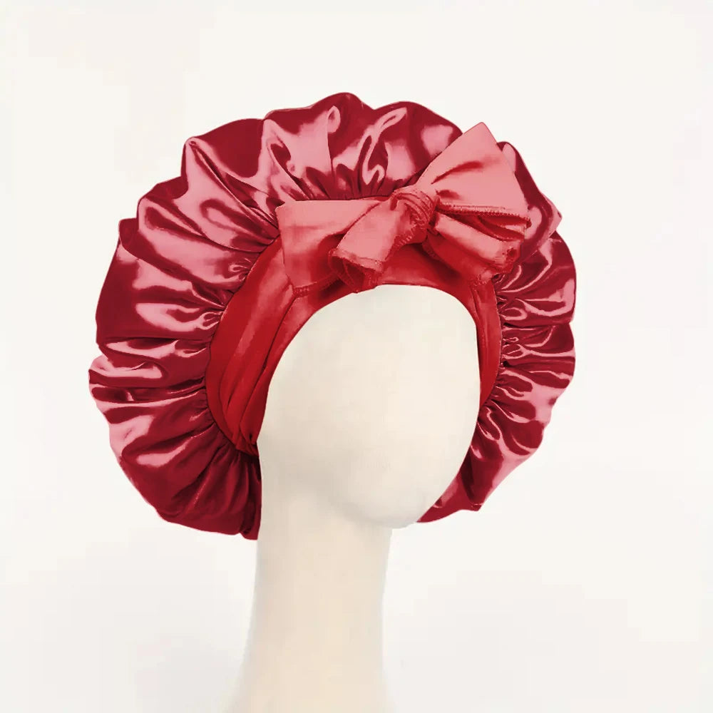 Satin Bonnet Silk Bonnet Adjustable Bonnet