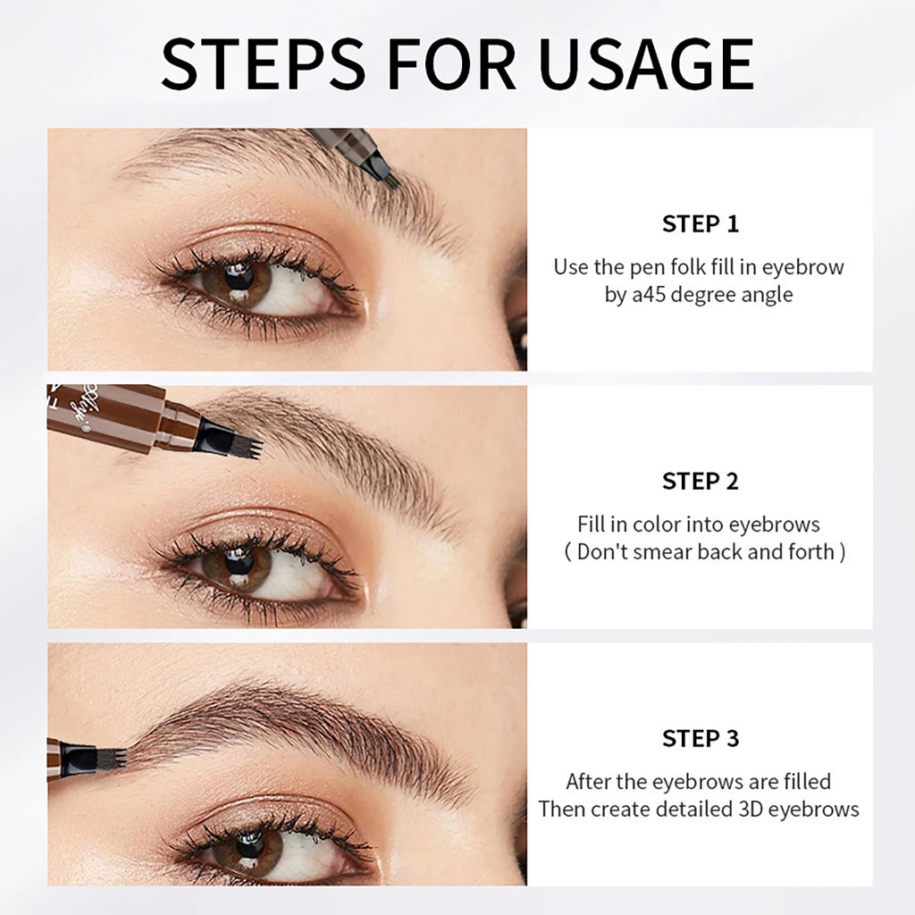 4 Fork mMcroblading Eyebrow Pencil